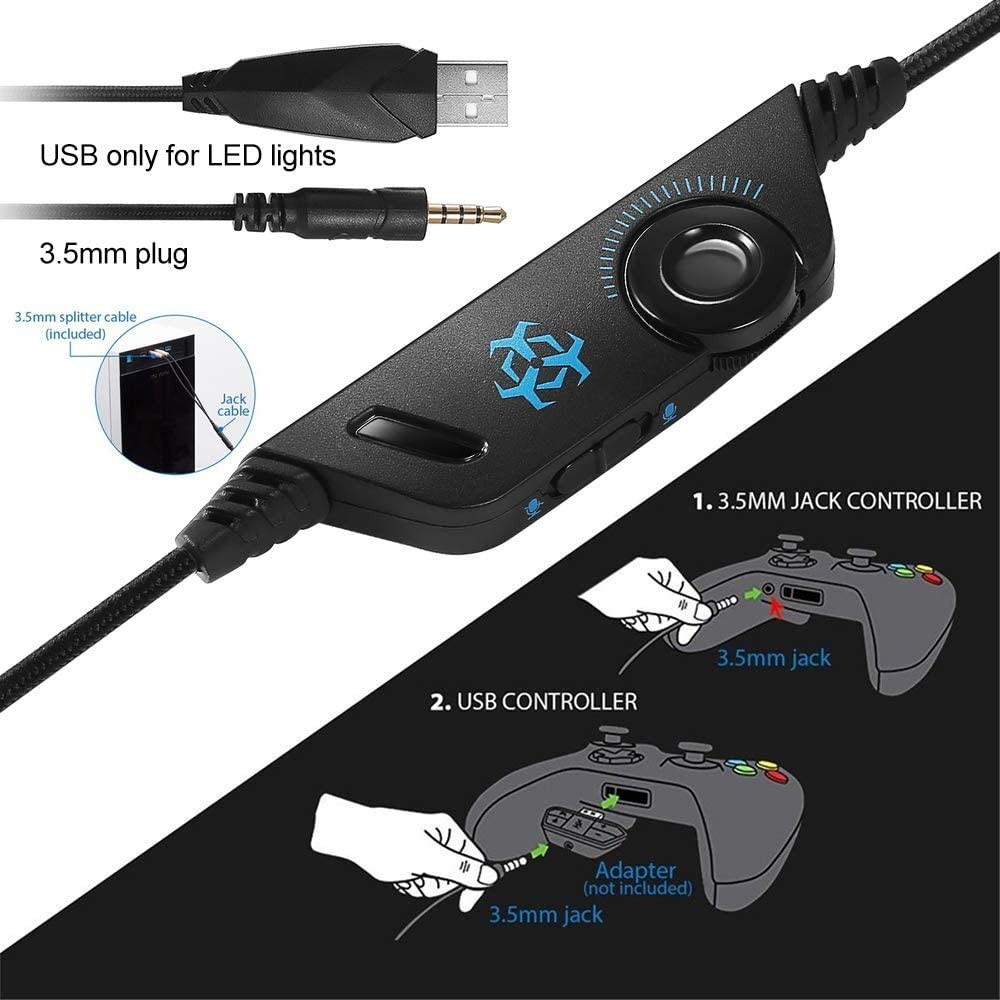 Hunterspider V1 100mA 32ohm Over Ear Gaming Headset
