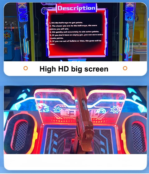 Coin Operation Fast Gunman Shooting Game Machine For Amusement Game Center