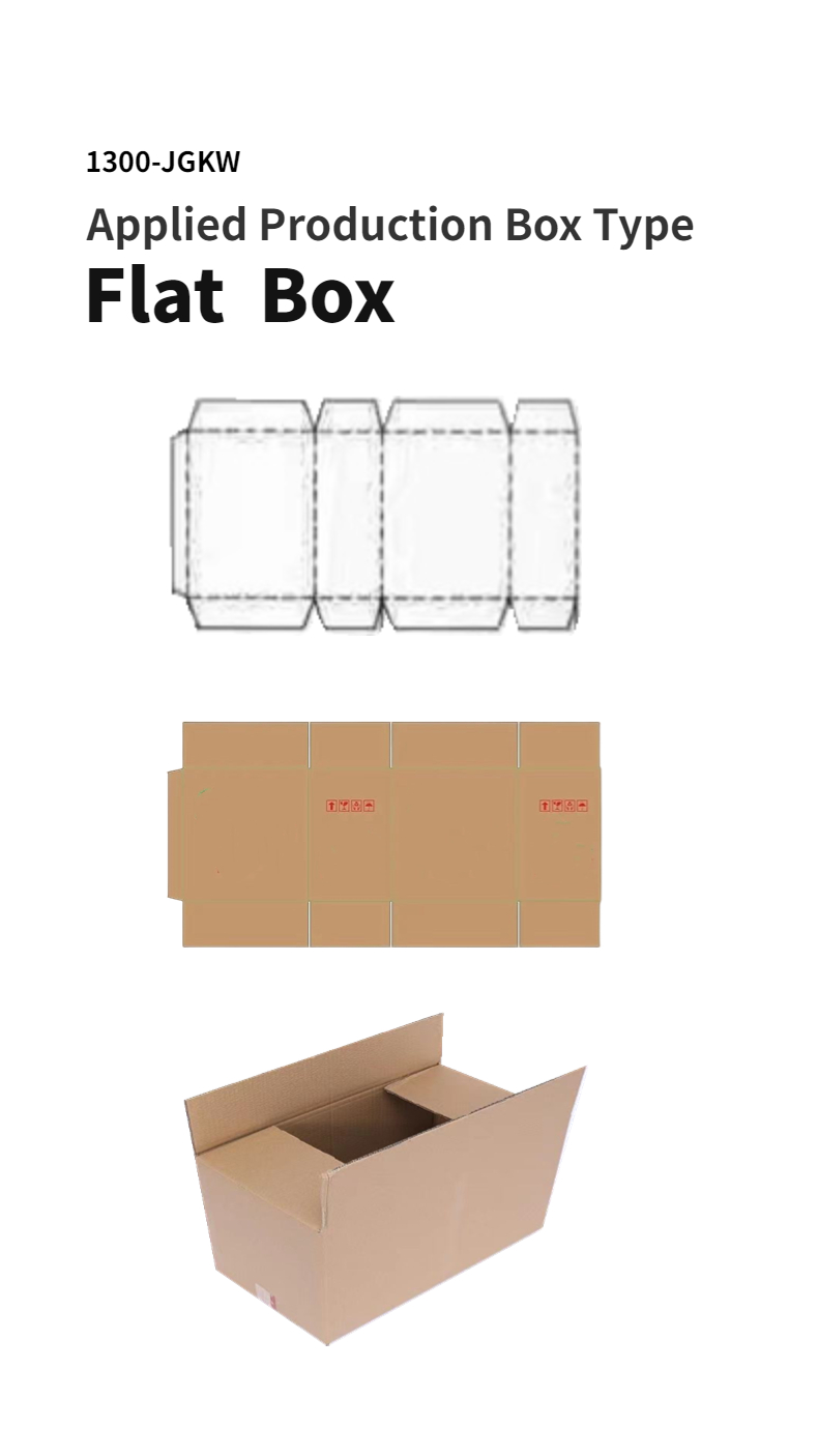 1300 JGKW Corrugated Box Dual- Lock Bottom Pre-Fold Lock Bottom Folder Gluer Machine Hot Glue Machine
