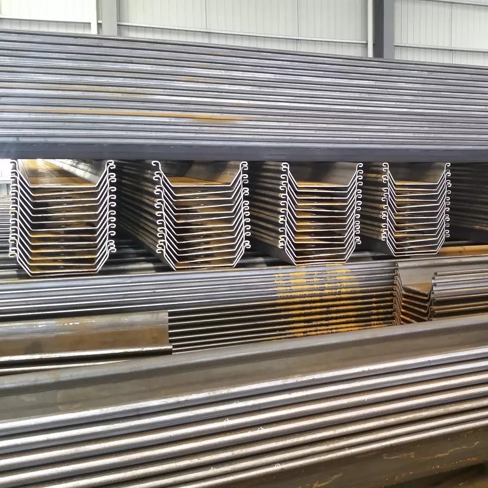 U Shape Steel Sheet Pile For Construction SY390 Q345B
