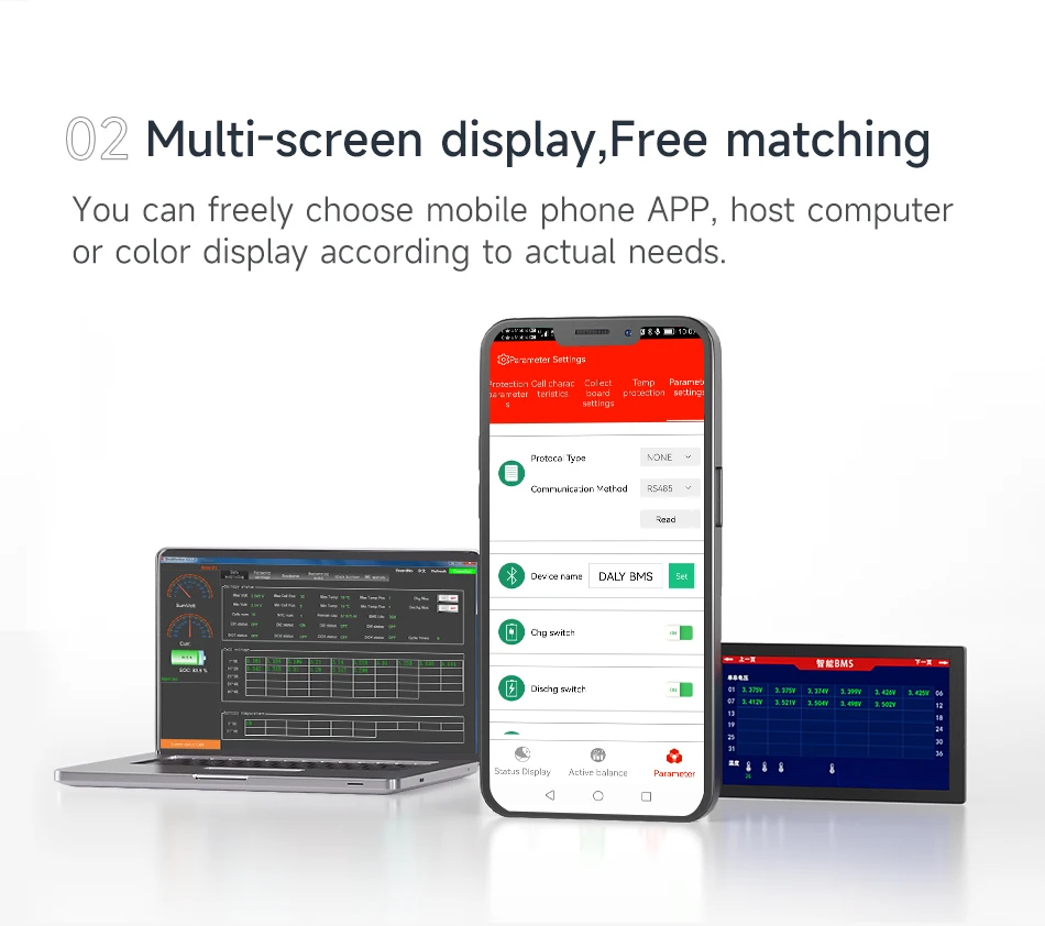 Daly 16s 48v 300a Smart Bms With Bluetooth WIFI BMS 20A 30A 50A 60A 80A 4S-32S Car BMS