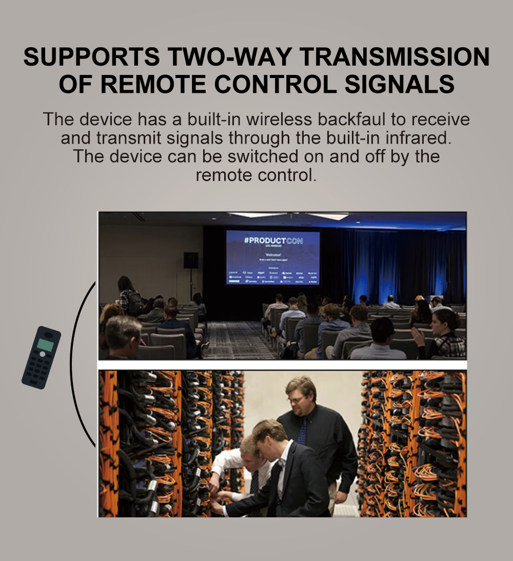 Bitvisus Customizable Wireless Video Transmitter Receiver 4K HDMI Extender
