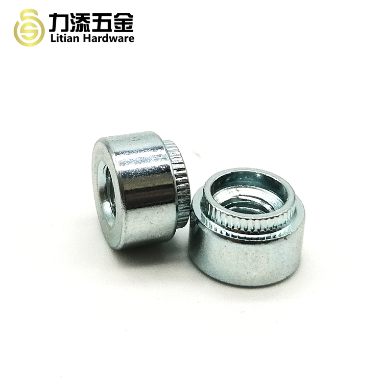 Stainless steel M12 clinch nut 10.9 grade round base wings rounded M4 PEM self-clinching T nuts