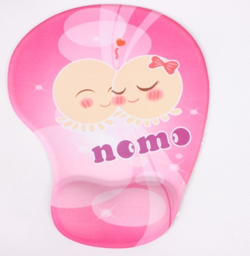 ROHS Wrist Rest GEL Mouse Pad Easy To Clean Environment Friendly