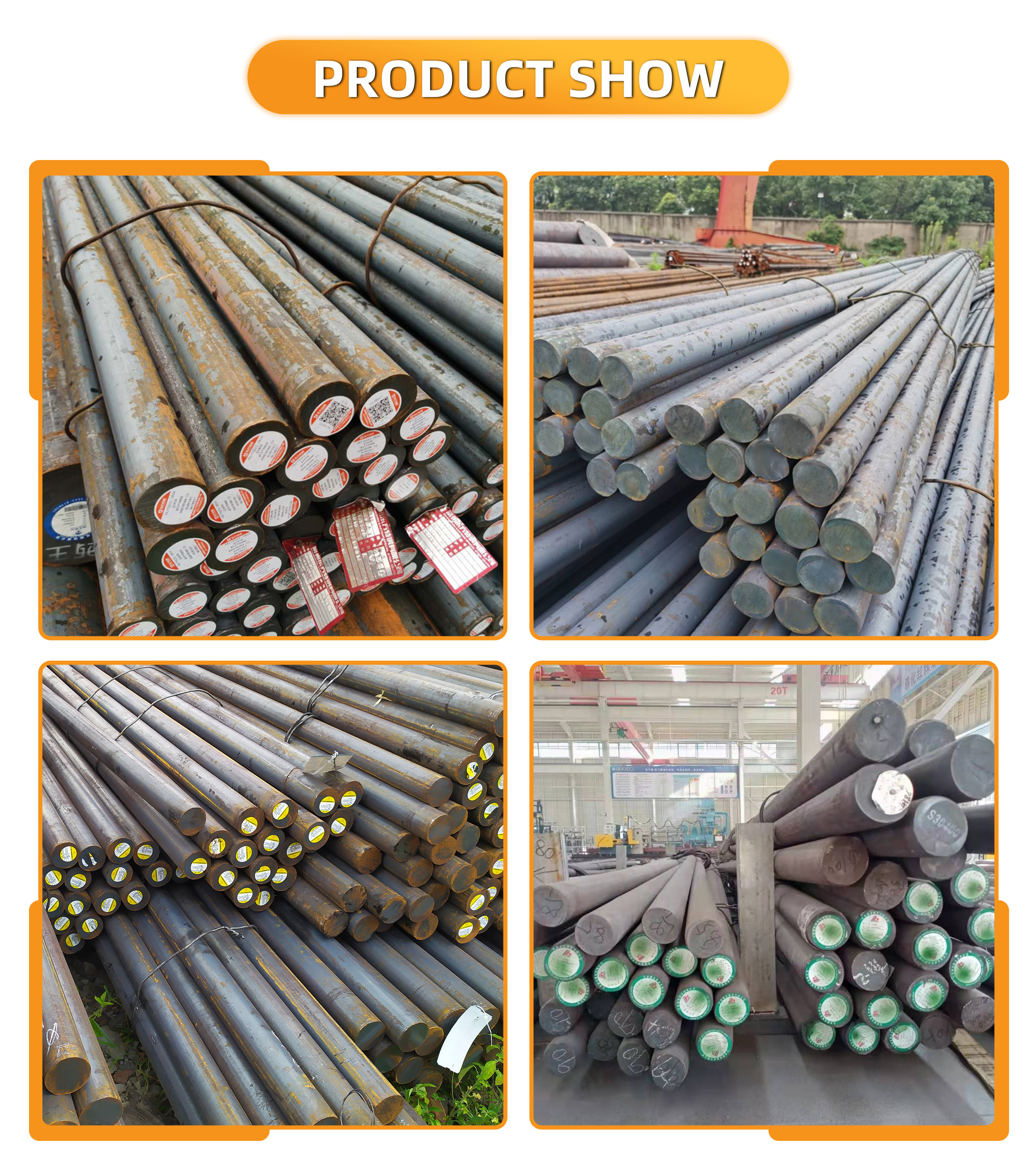 S45c Sm45c Sae 1035 Hard Chrome Bar AISI 4140 4130 1018 1020 1045 Alloy Steel Bar
