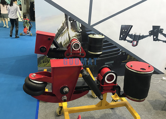 Two Spring Guide Arms Suspension Air Spring For Gap Free Design Trailers