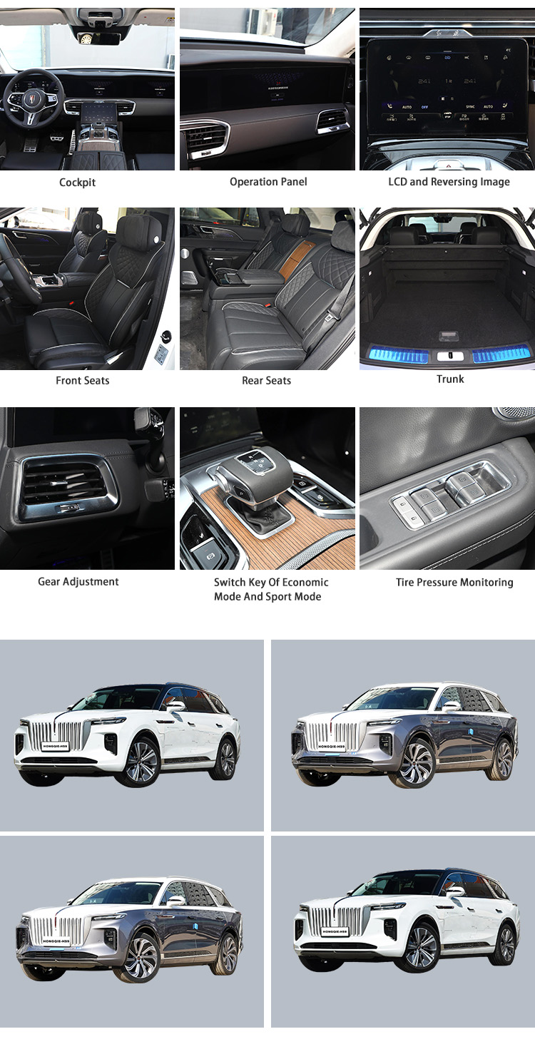 Used Luxury SUV EV Cars Electric Vehicles Hongqi E-HS9 New Energy