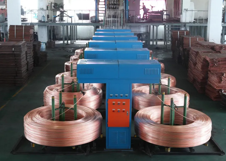 400tons Oxygen Free Scrap Copper Oven Continuous Casting Machine