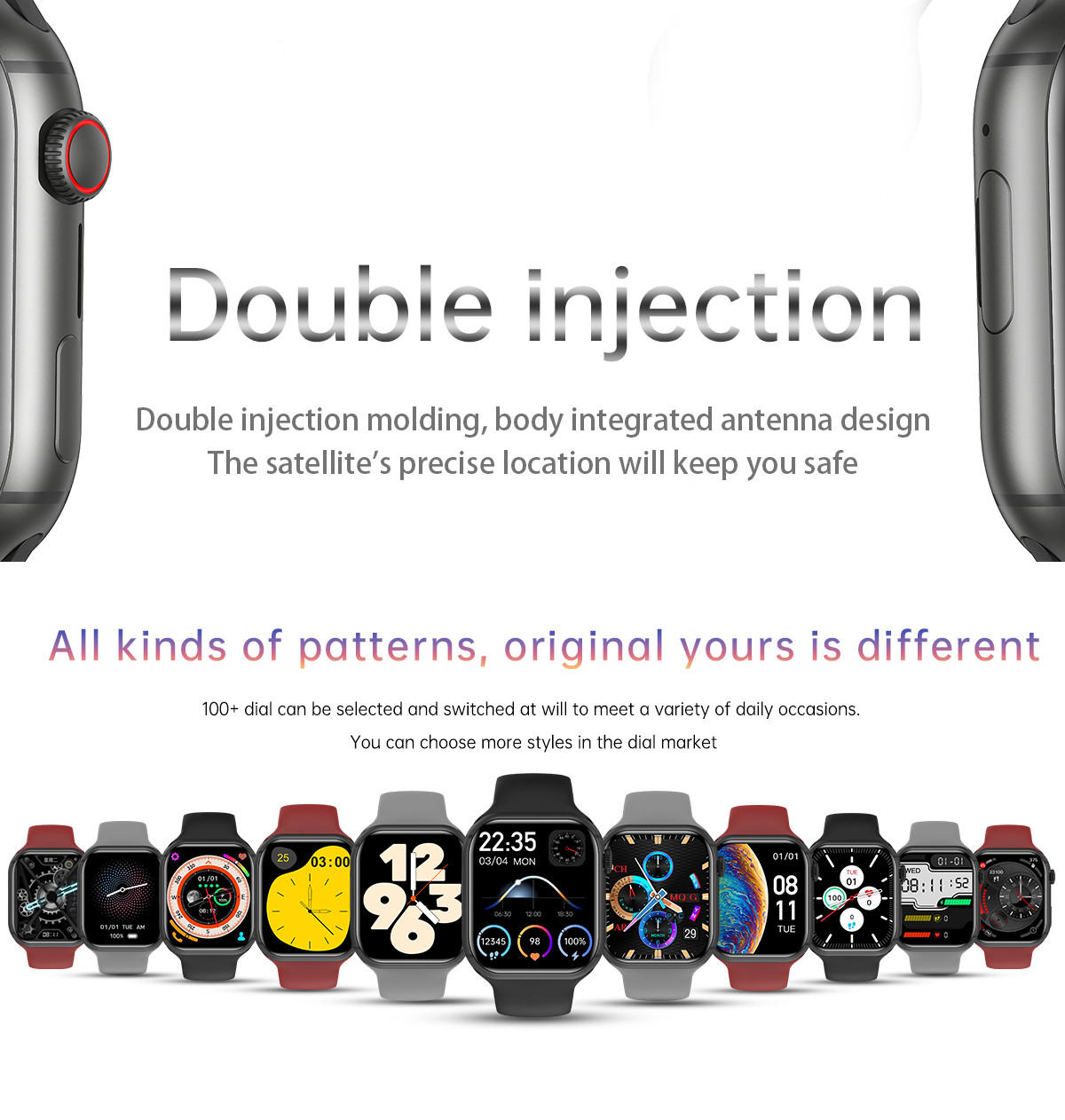 S688 Series 8 9 Android 4G Waterproof Smartwatch With Camera And Wifi