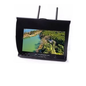 Buy cheap 7-Inch LCD5802D 5.8G 40CH FPV Monitor for Multicopters Drones 800x480 Accessory DVR 2.4Ghz Built-in Battery Charger Included product