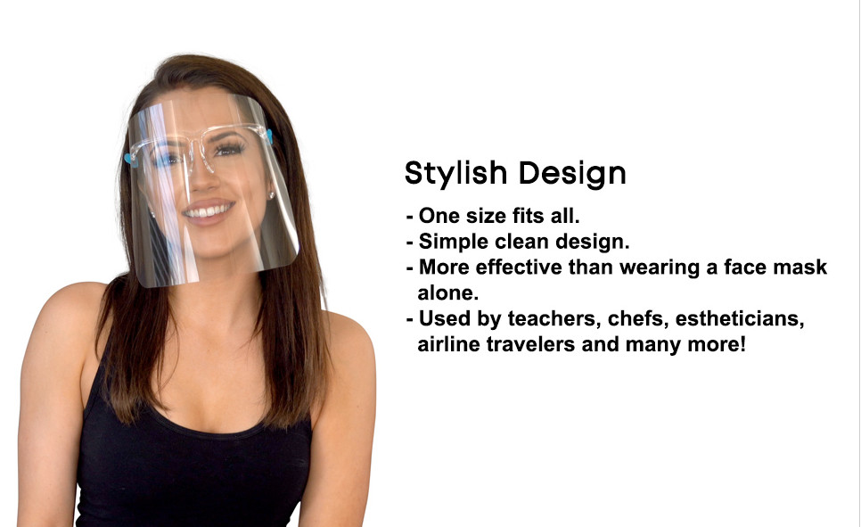Fashion Splash Proof ODM Disposable Protective Face Shield
