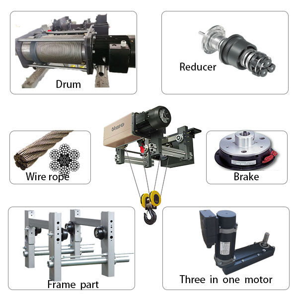 Light weight 5ton european type new electric hoist with good price