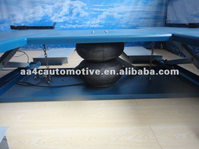 Airbag low profile rise scissor lift airbag lift