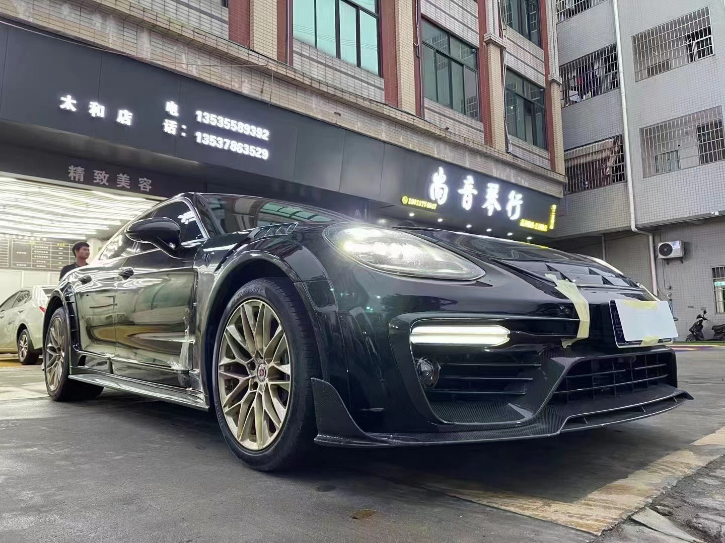 High Quality Carbon Fiber Paramela 971 Carbon Fiber Body Kit Carbon Fiber Body Kit for Porsche Paramela 971