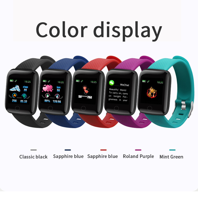 116 Plus Bluetooth Calling Smartwatch BLE4.0 160mAh Heart Rate Watch Band For IPhone