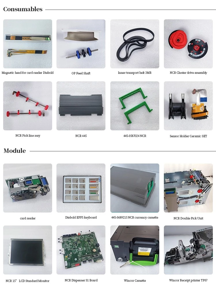 7430007597 ATM Machine Parts Nautilus Hyosung NH2700 NH1800 1K Note Cassette S7310000582 S7310000184