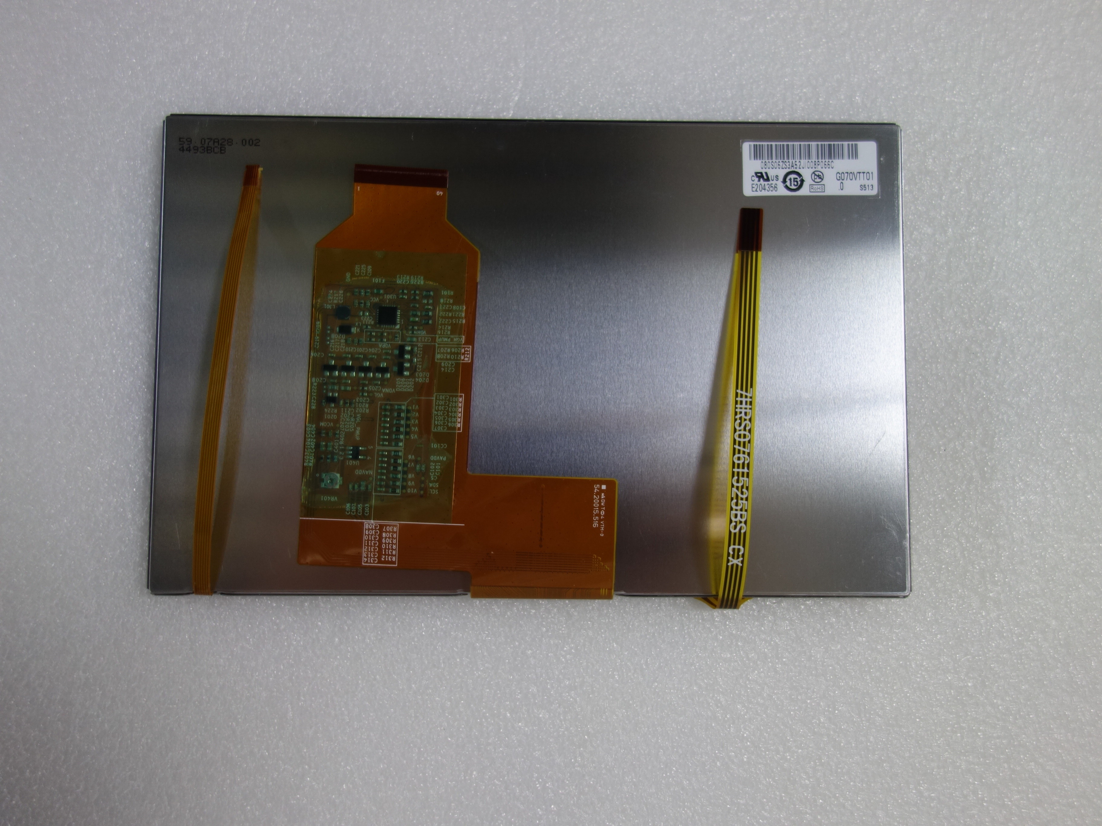 G070VTT01.0 7 Inch Auo Transparent Display 800×480 4 Wire Resistive