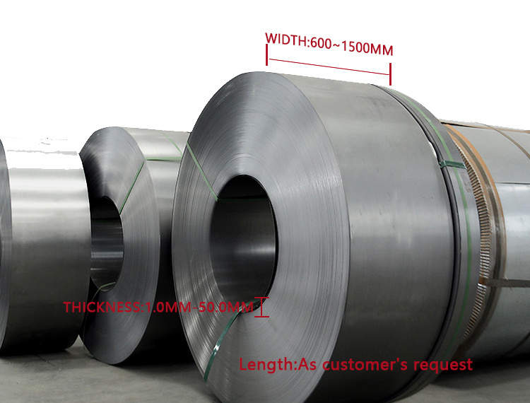 1mm 2mm 3mm Thick S235jr Hr Coil S235 Jr Black Steel Coil Ss50 C45 Q235 A36 Hot Rolled/Cold Rolled Ms Carbon Steel Coil Strip
