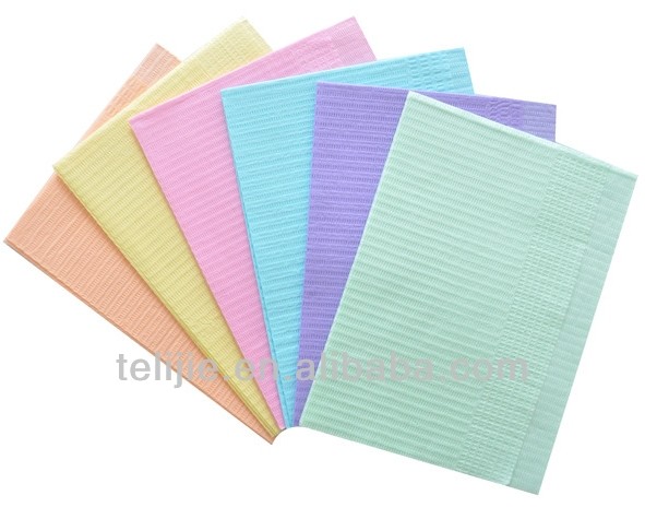 Hospital 3 Ply 13''X18'' Disposable Paper Bibs