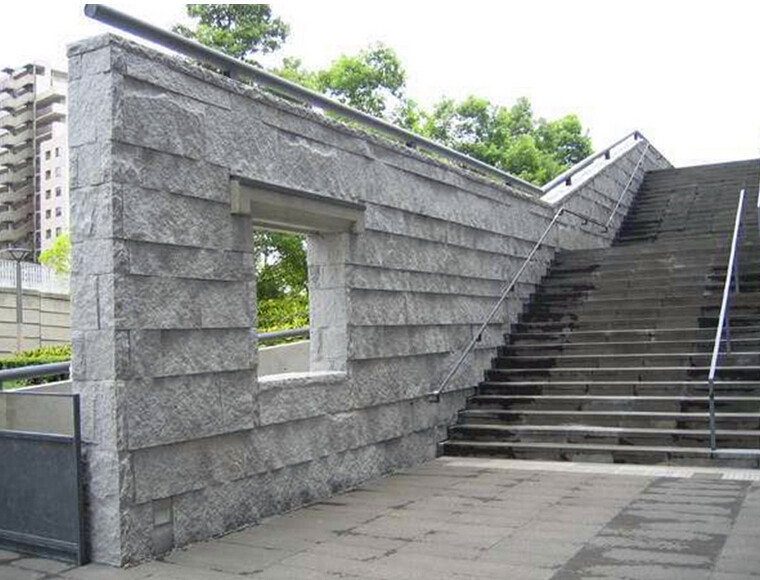 Chinese Sesame Black G654 Padang Dark Granite Flamed Interlock Tiles For Outdoor