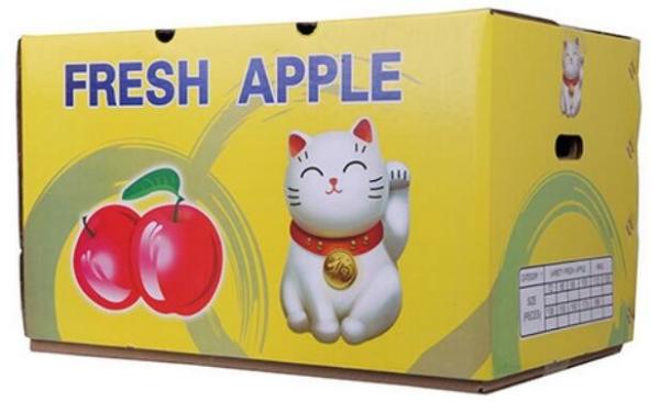 fruitCustomized luxury gold foil stamping rigid paper packaging boxes colored