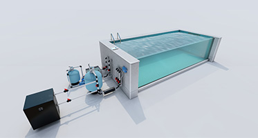 Outdoor Prefab Pool Large Transparent Acrylic Glass Swimming Pool for Underground Spaces