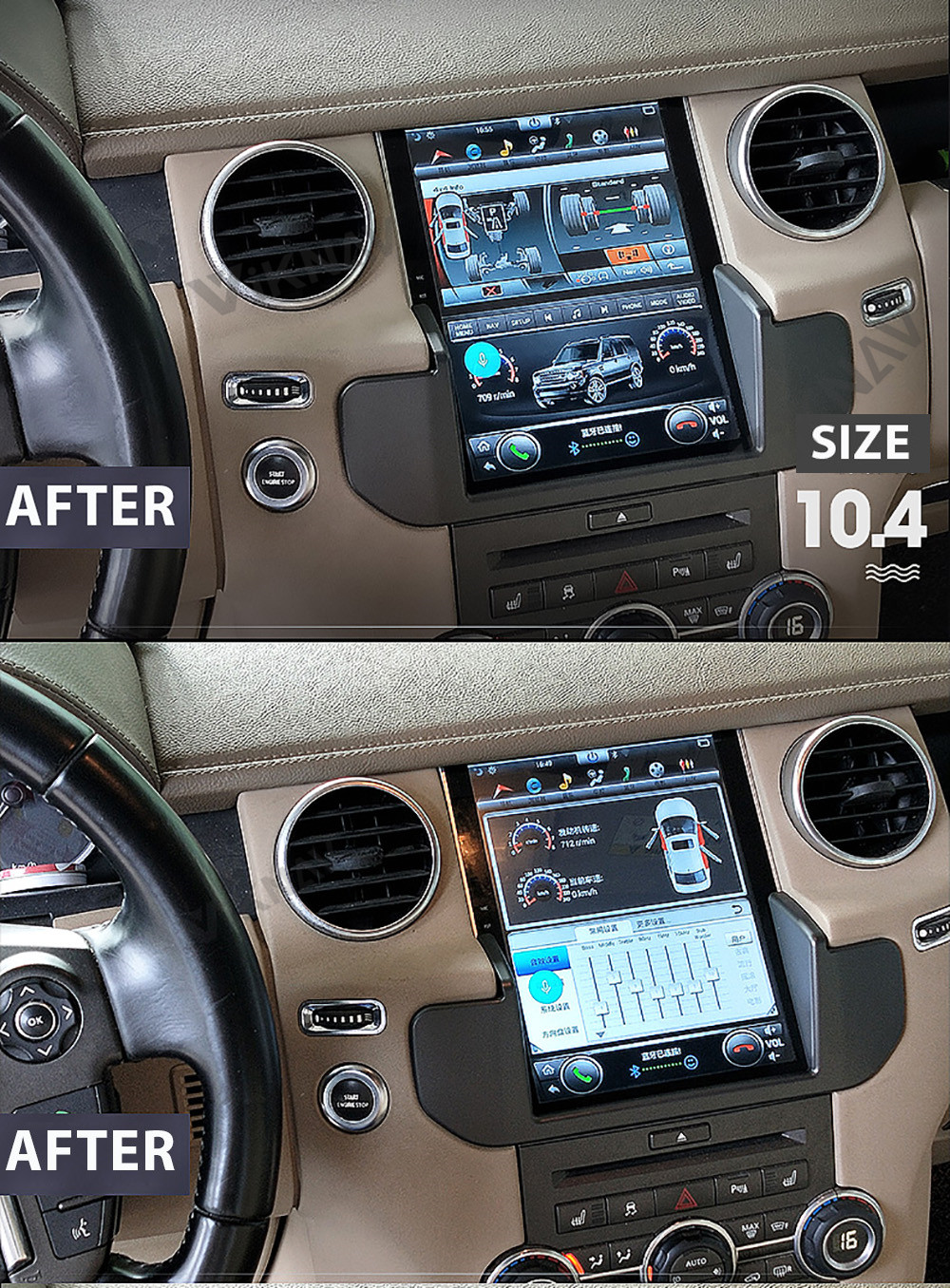 Land rover Discovery 4 LR4 touch screen android Car Stereo multimedia player