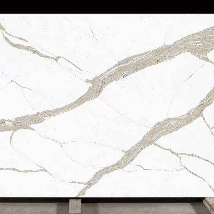3200x1600x20mm Artificial Quartz Stone Sheet Man Made Quartz Slab