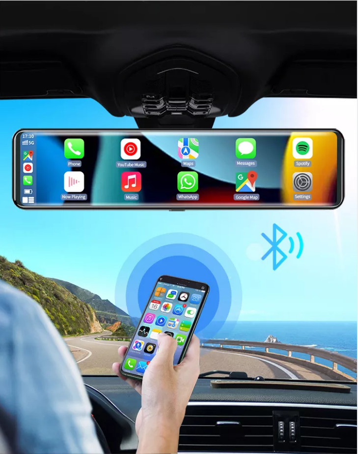 Wireless Carplay Full HD Wifi Adas Usb Car DVR Camera 1440P