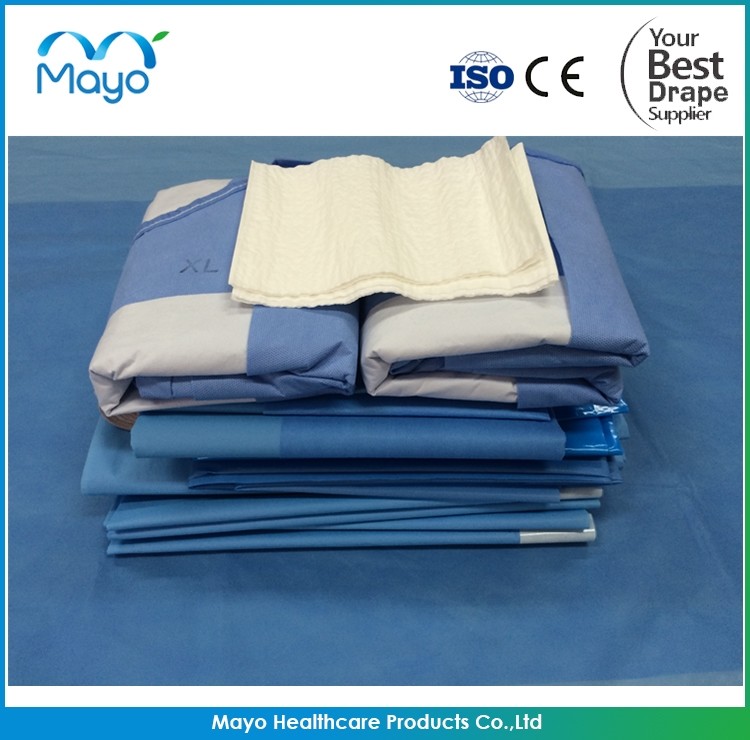 Medical Custom Procedure Packs Surgical Sterile Orthopedic Hip Drape Pack