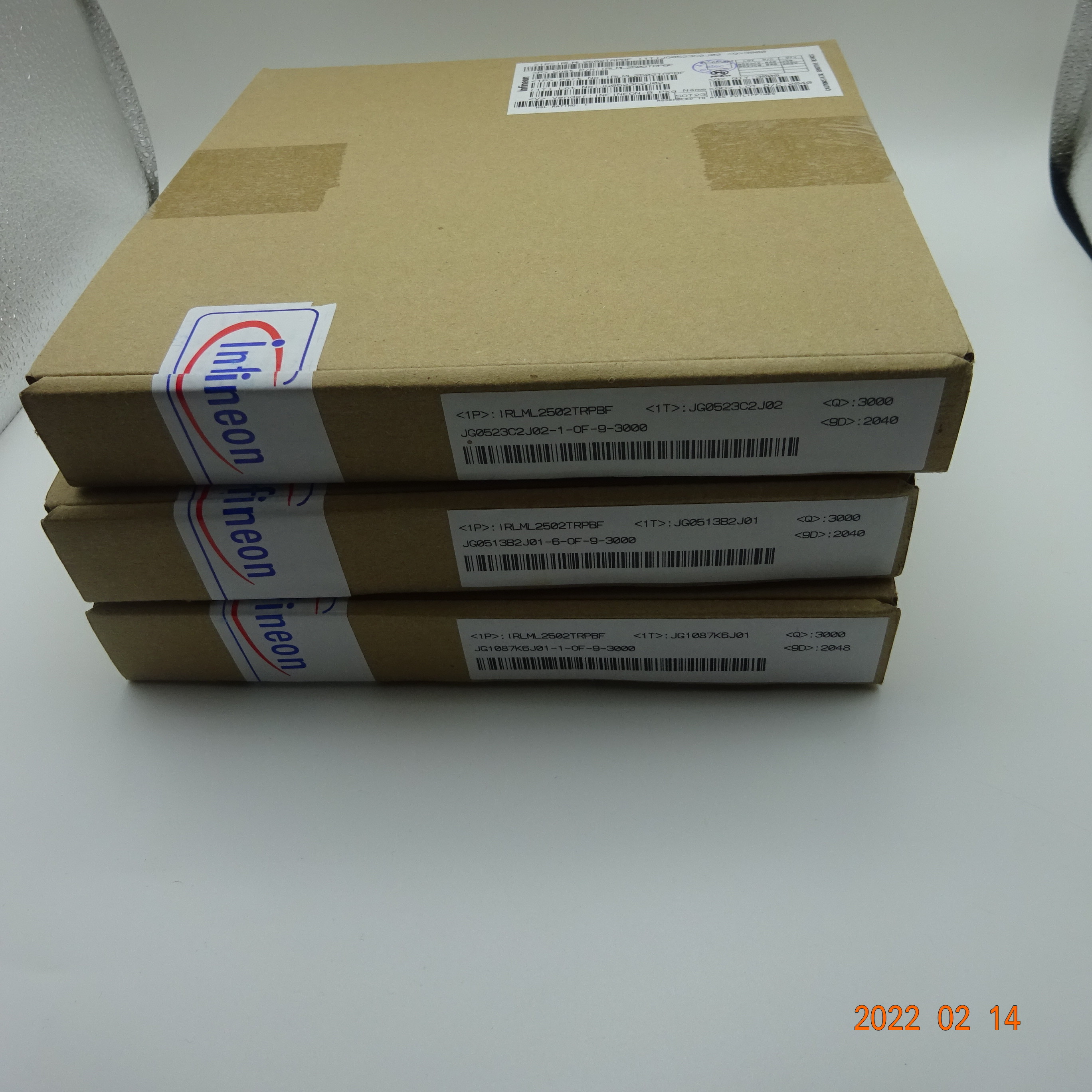 OEM Single Chip MOSFET IRLML2502TRPBF SP001558336 45mOhms
