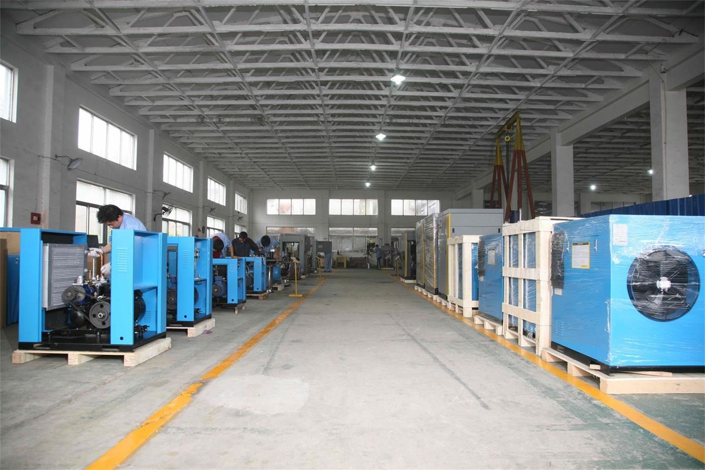 Oil Free Energy Efficient Air Compressor , Low Noise Air Compressor 22KW