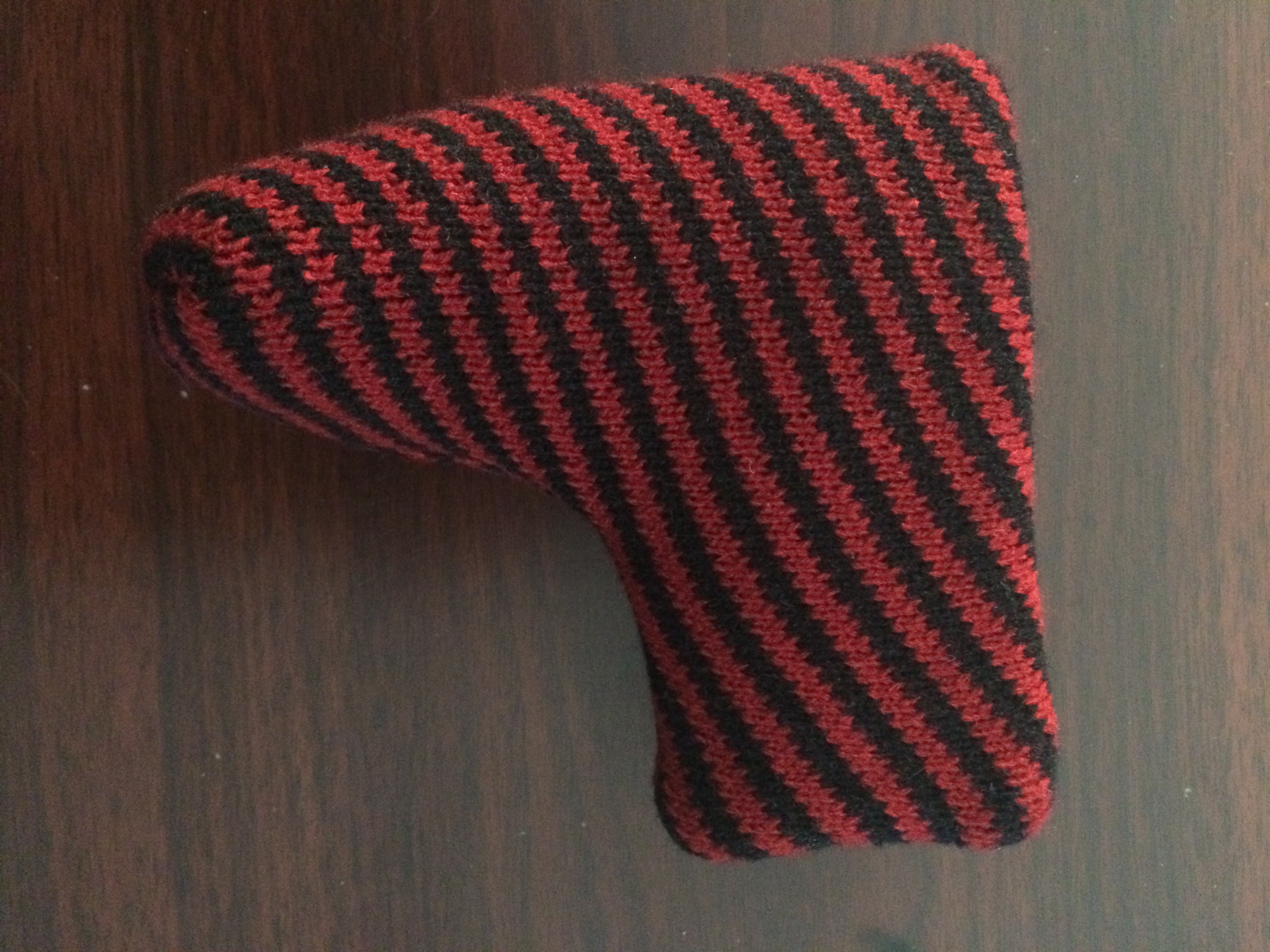 knitted head cover , golf knitted golf putter head cover , golf putter head cover
