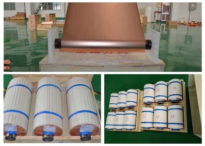 Double Shiny Side Red 7um Thin ED Copper Roll for lithium battery
