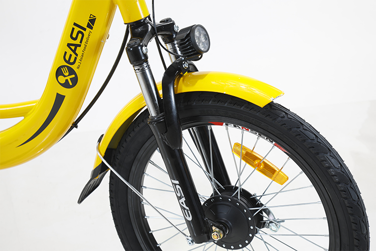 Electric Cargo Bike For Delivery Steel Frame 48V 400W Brushless Motor Lithium Battery
