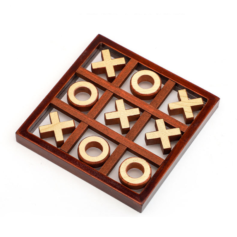 Entertainment 91mm Antique Wooden Chess Set And Board Parent Child Interactive
