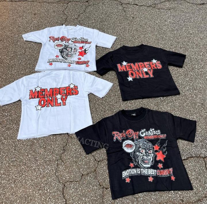 Hip Hop Dtg Print Cropped Graphic T Shirt Tee Crew Neck Acid Wash Sun Faded Distressed T-shirt
