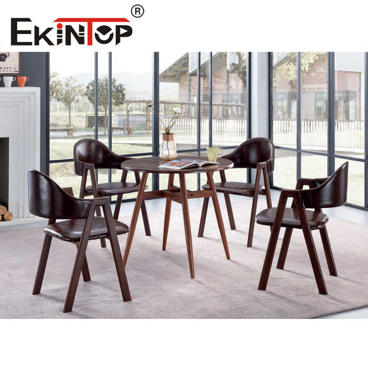 Modern Wood Conference Room Tables Chair Set Smooth Surface OEM ODM