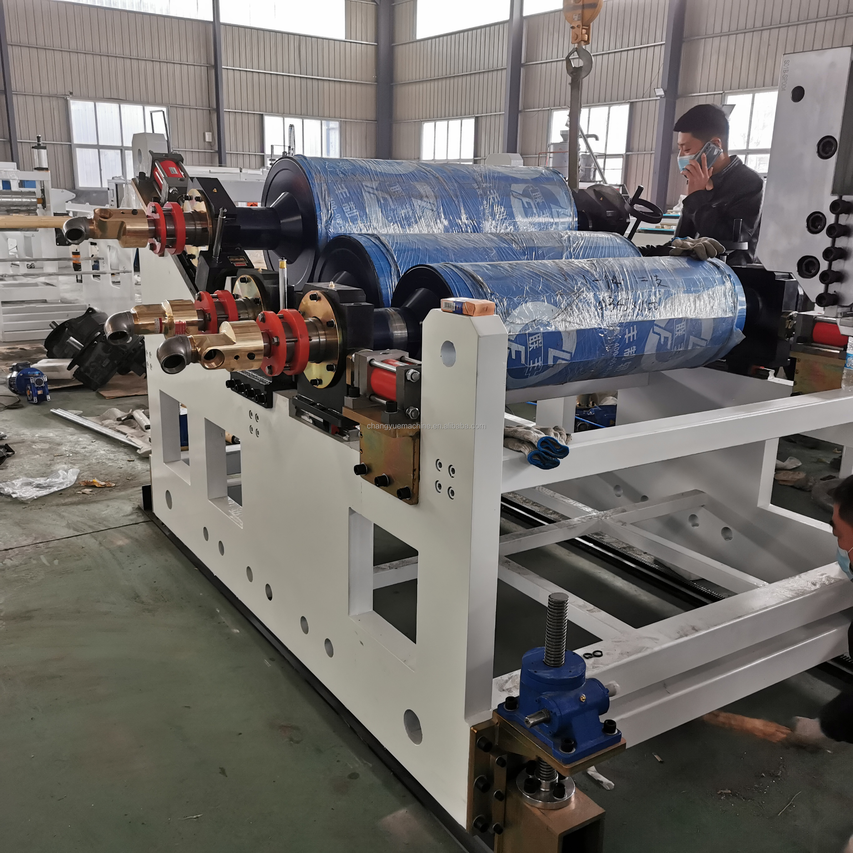 Customized Voltage PP ABS PMMA Sheet/Board Production Line with High Productivity