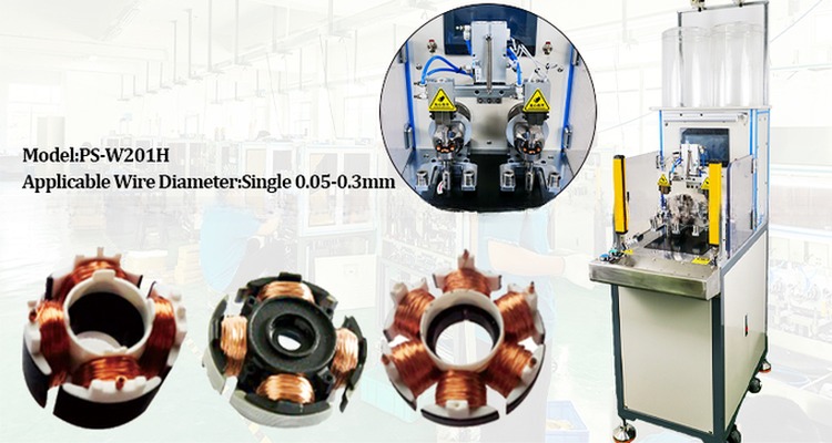 Used Single or Double Station PLC Fan Machines BLDC Motor Automatic Winding Machine