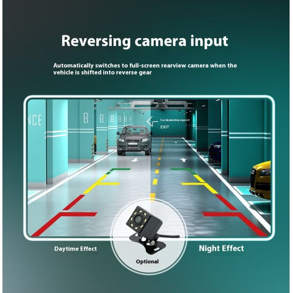 Creatall 7-Inch Android Car GPS Navigation Dashboard All-In-One Central Car for DVD Wireless BT CarPlay Exclusive for Touch