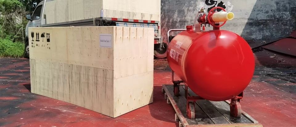 500L Fire Protection Mobile Foam Cart Foam mobile tank for Fire Fighting