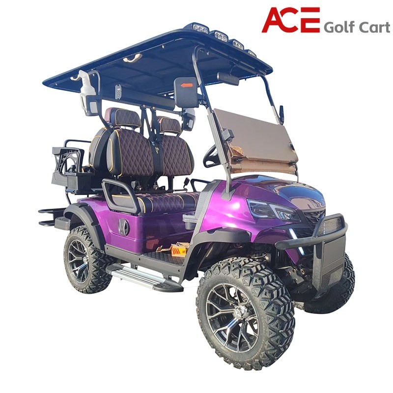 Luxury 4000 Watt AC Motor Golf Cart 4 Seater Electric Golf Carts CE Certification