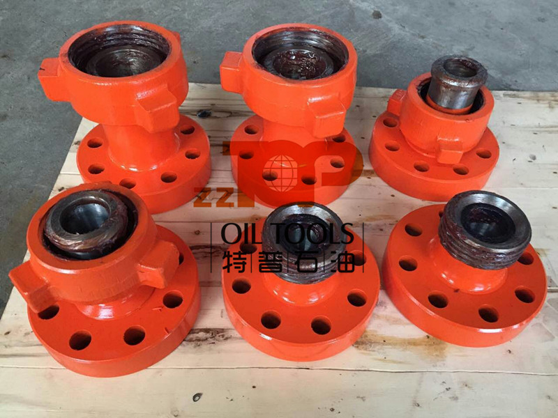 RTJ API WECO Union Wellhead Adapter Red Drilling Spool Adapter Flange