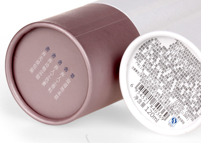 Mini Eco-friendly Paper Cans Packaging Labeling Outside Matte Finishing