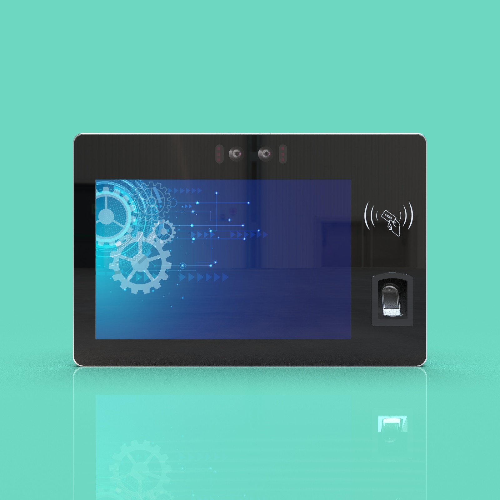 JP1101 Face Recognition & Fingerprint Access Control Terminal Powered by Android 11 offering a rich application ecosystem