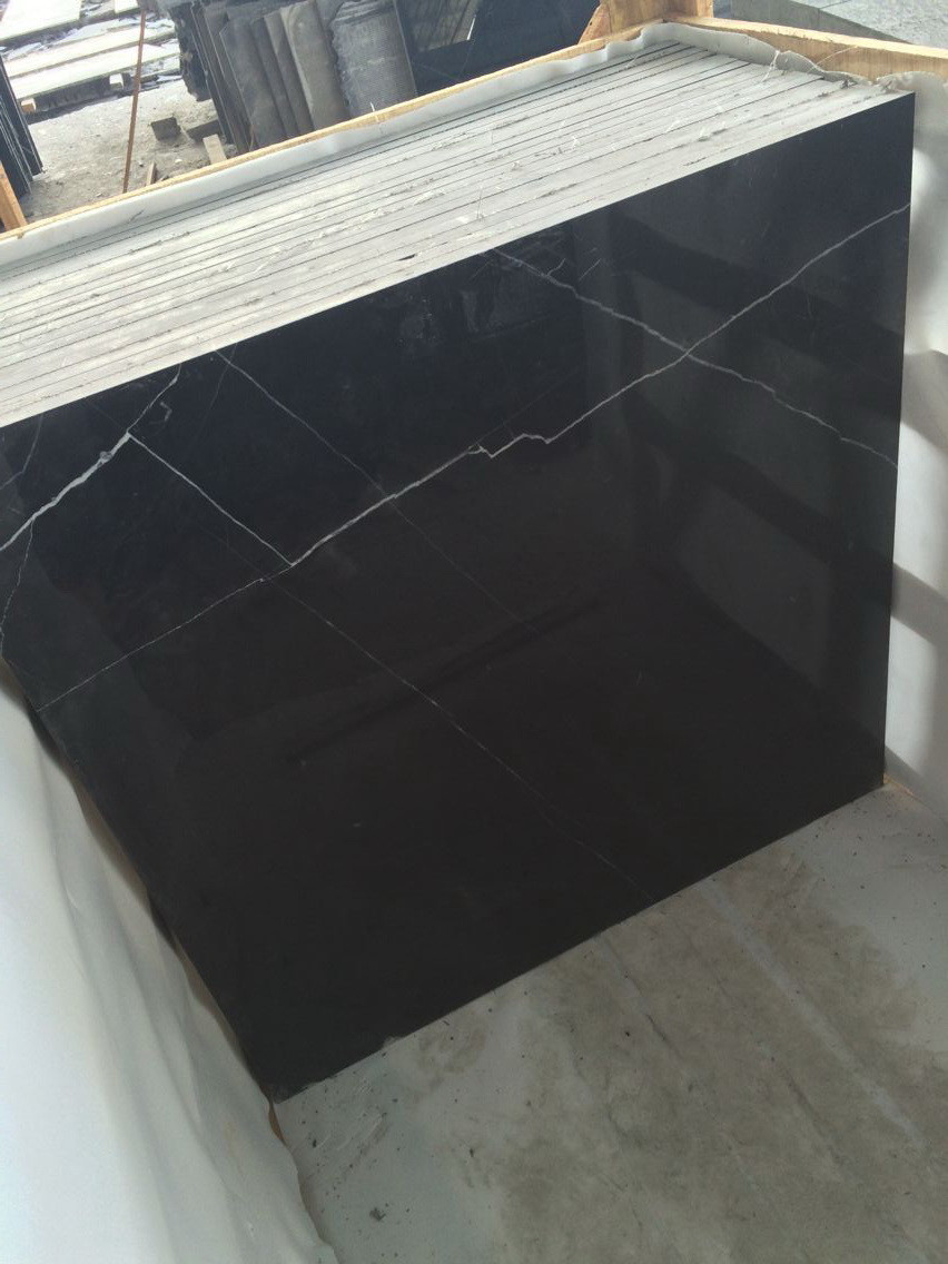 China Marble Tile/Nero Marquina,/Black Marble with White Vein,China black Marble Products