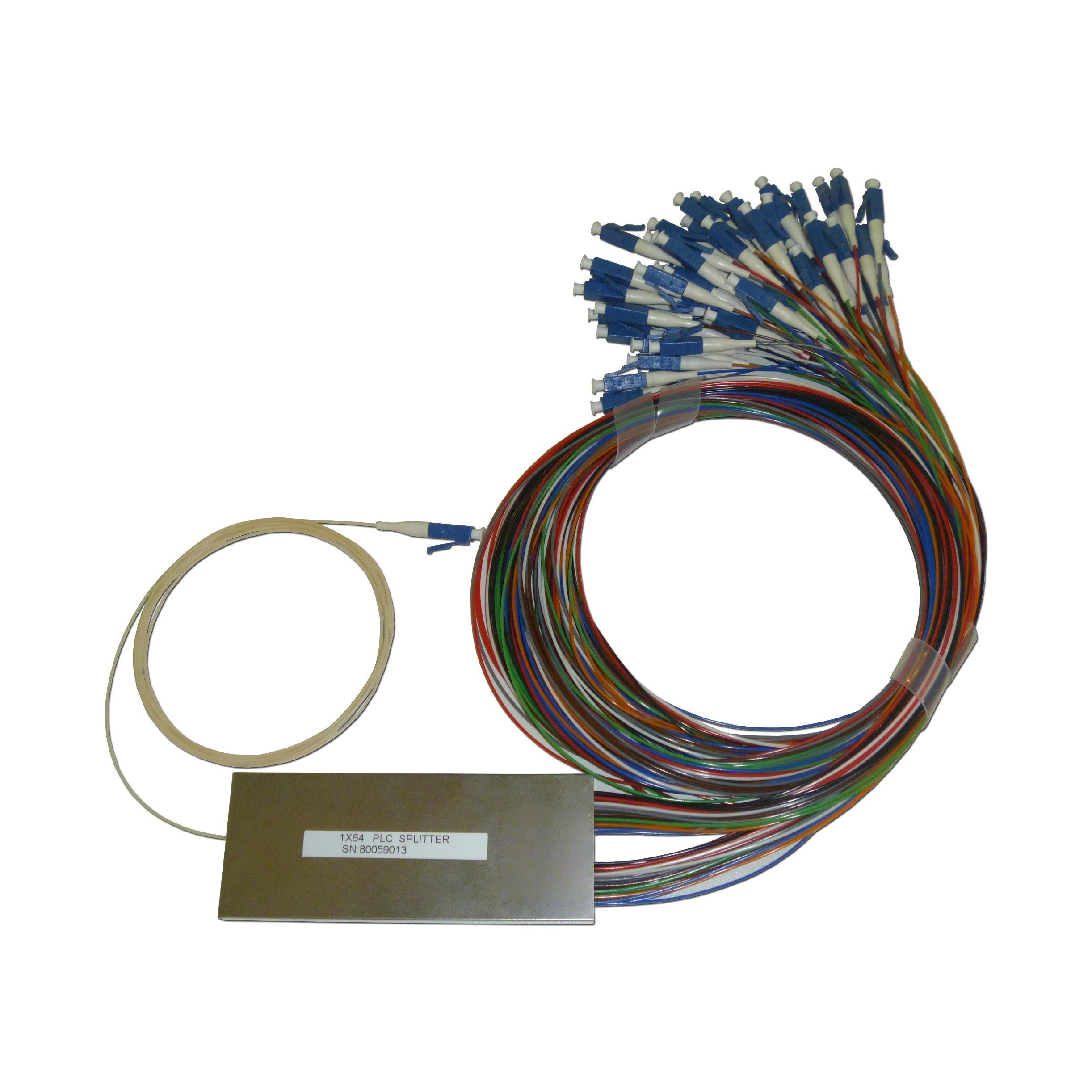 1X16 PLC 1310nm Fiber Optic Splitter G657A1 Gpon Epon SC APC UPC