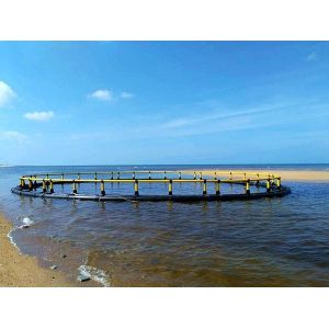 Buy cheap HDPE Pipe Floating Fish Farming Cage Aquaculture Traps Customizable product