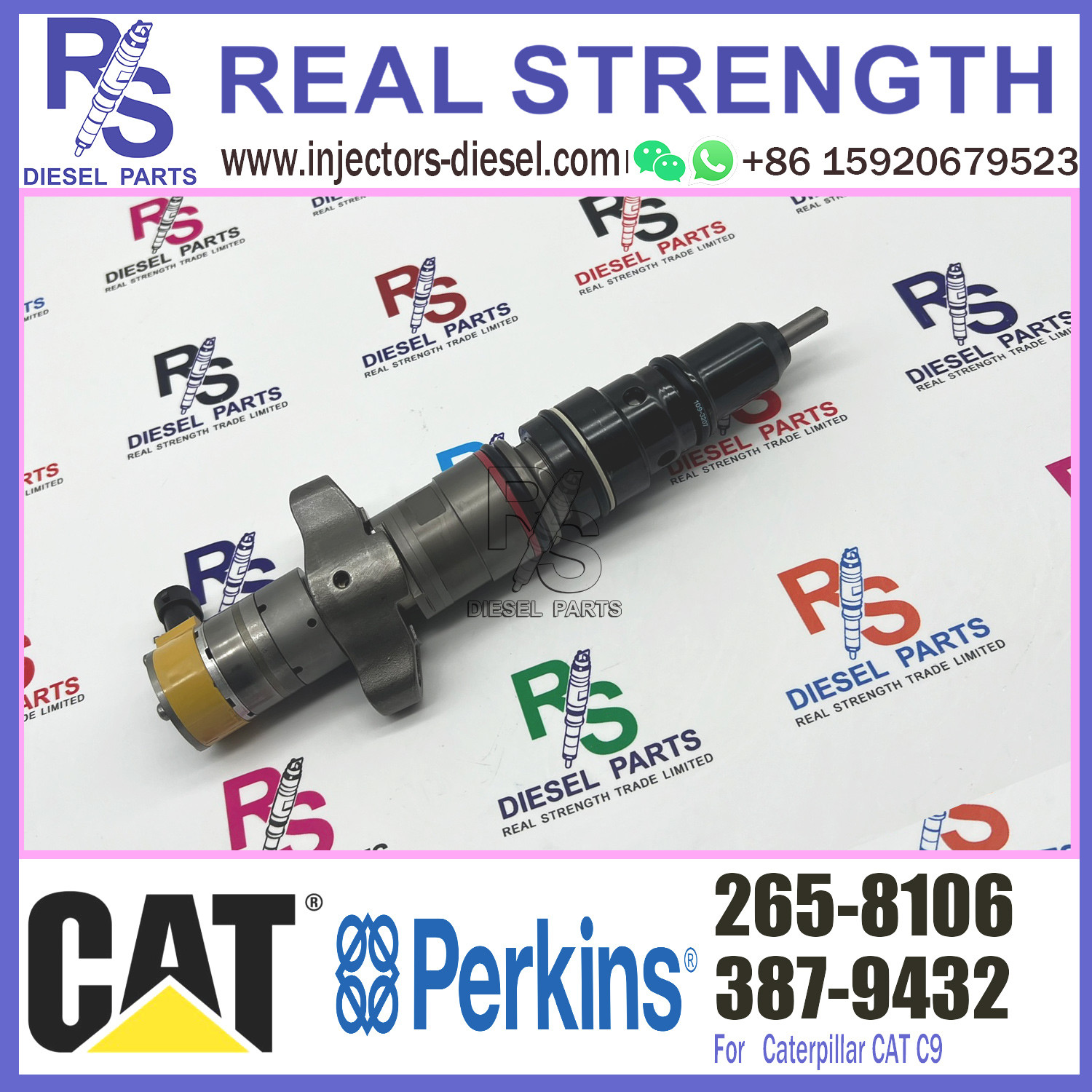 Common Rail Injector 265-8106 Fuel Engine Diesel Pump injection Nozzle 265-8106 For C9 Engine